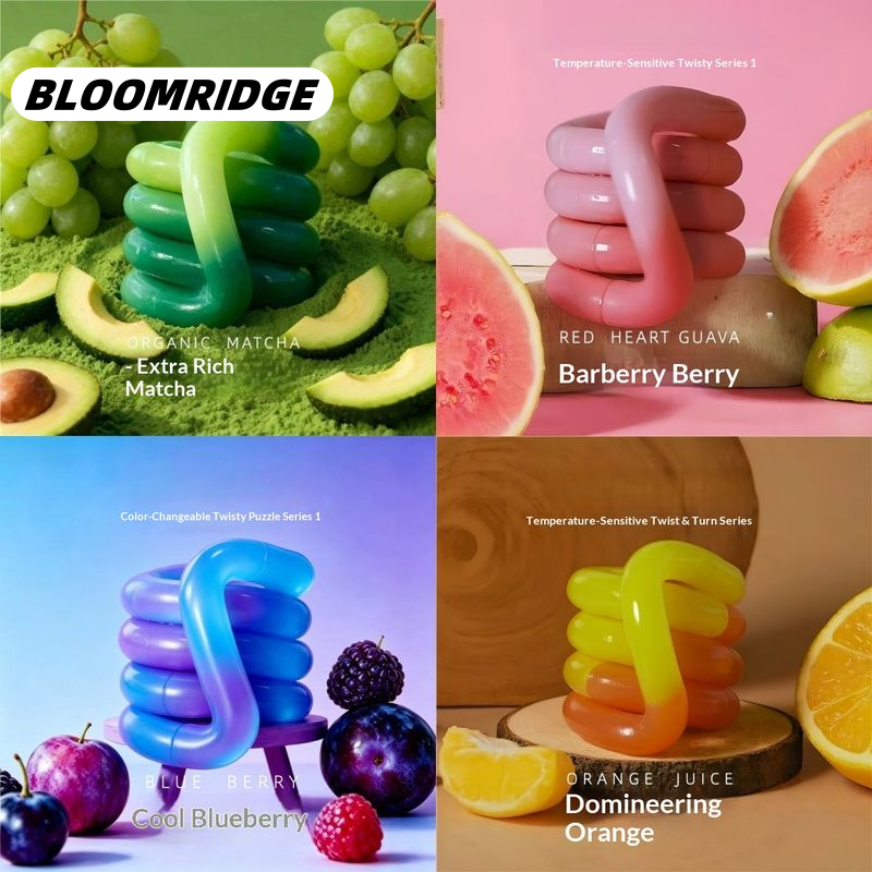 Bloomridge Stress-Relieving Toy That Changes Color According to Temperature. the Shape of a Red Orchid Fruit Is Fun to Play with by Squeezing It. Stimulates the Senses. ราคา 31 บาท*ส่งฟรี