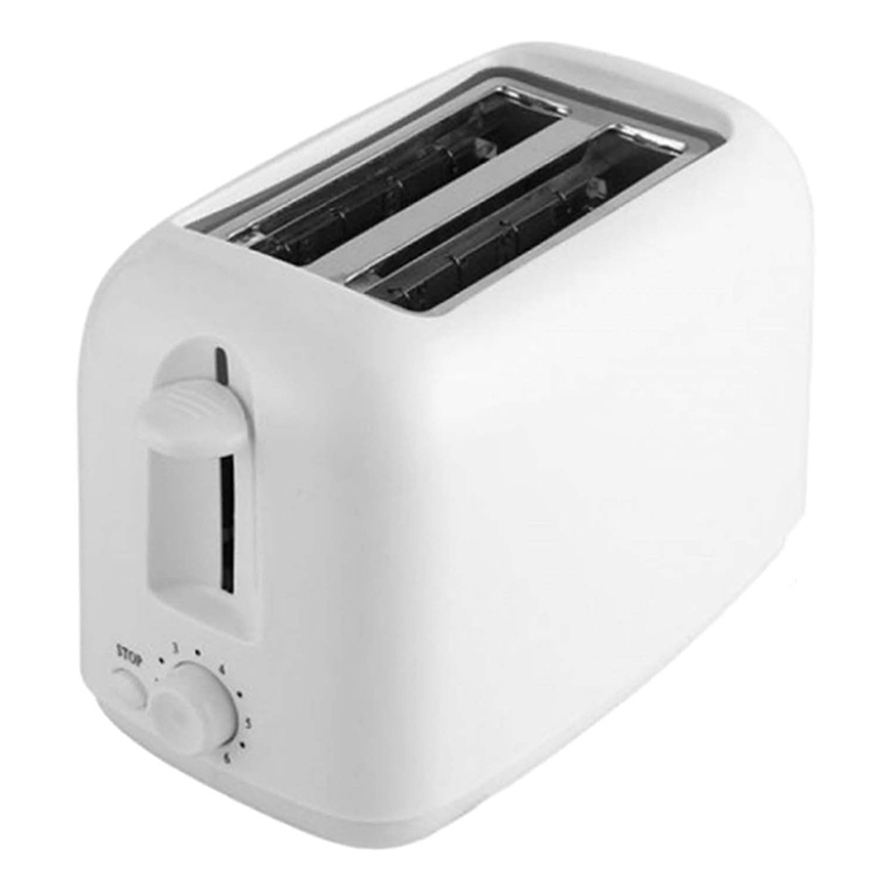 Retro Toaster 2 with 6 Functions, Stainless Steel Toaster Removable Crumb Tray, Under Base Cord Storage US Plug