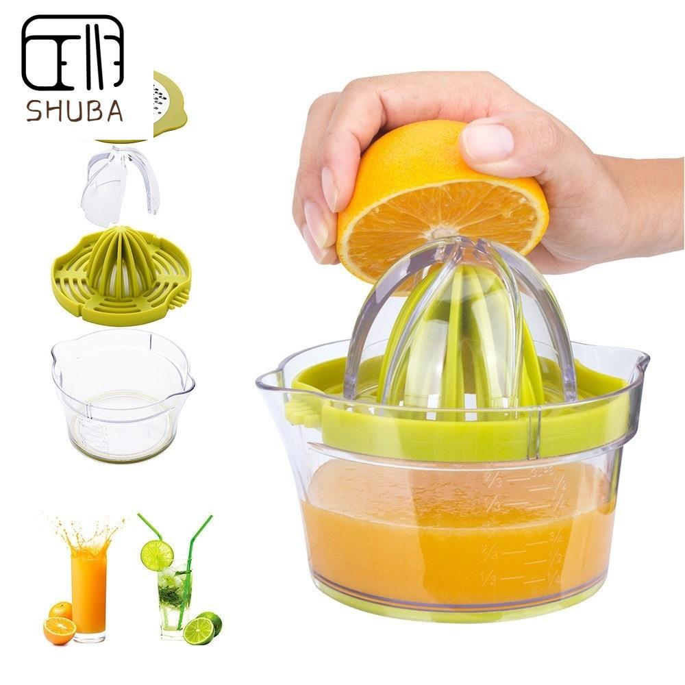 SHUBA Hiệu quả Máy ép trái cây thủ công Di động Nhựa Máy ép trái cây bằng tay Dụng Cụ Ép Nước Trái Cây Hộ gia đình Máy ép trái cây Sử dụng trong gia đình