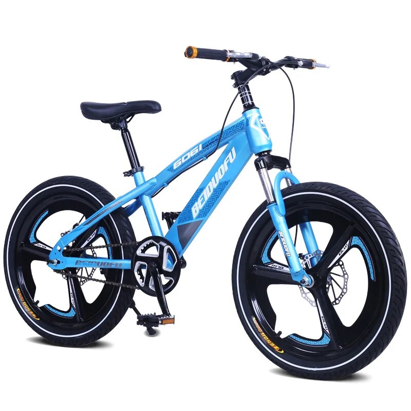 ✅Wolface จักรยานสำหรับเด็กจักรยานจักรยานเสือภูเขาขนาด16/18/20นิ้วความเร็วเดียวพร้อมดิสก์เบรกสำหรับเด็กของขวัญใหม่