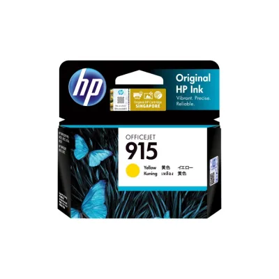 HP Original 915 Yellow Ink Cartridge / OfficeJet 8010 All-in-One Printer Series / OfficeJet Pro 8020 / 8030