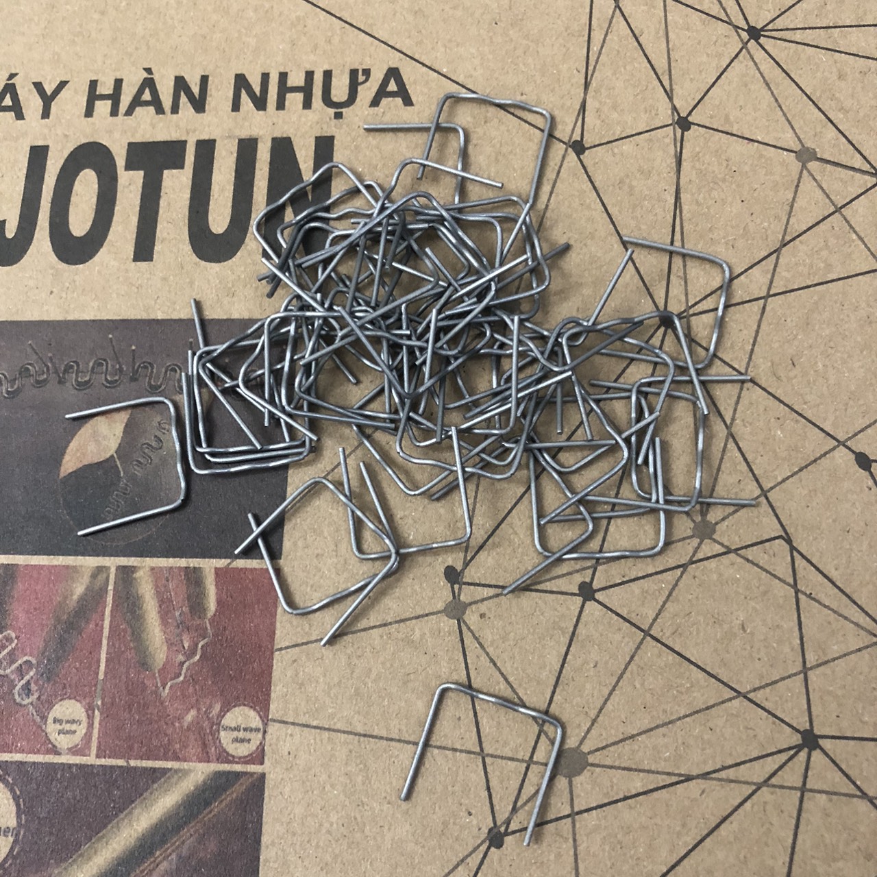 Túi ghim cho mấy hàn nhưa jotun túi 100-120 cái 0.8mm
