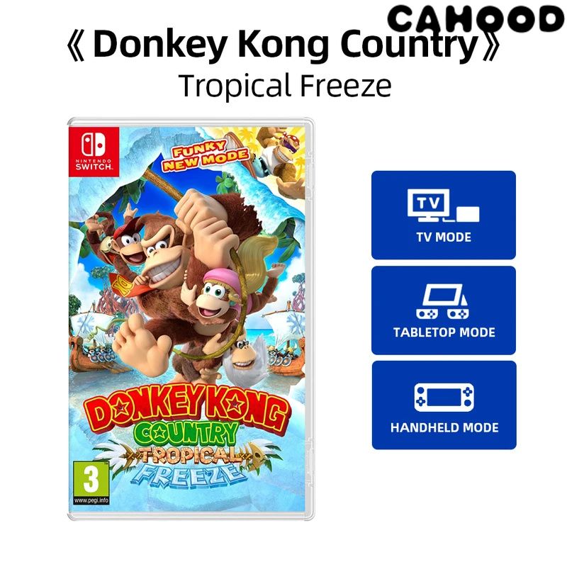 [Super New Product]Nintendo Switch - Donkey Kong Country Tropical Freeze - Tabletop Handheld For Switch OLED Lite Console ราคา  3,467 บาท*ส่งฟรี