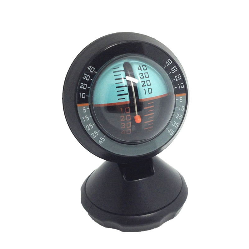 Car Inclinometer Vehicle Rotatable 360 Degree Angle Level Gradient Inclination Display Device Tool Slope Meter