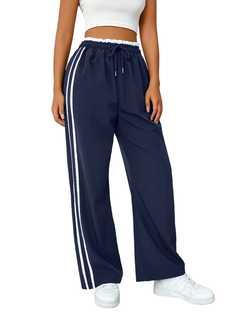 Women'S Track Pants Loose Straight Leg Jogging Sweatpants Warm-Up Sports - 4