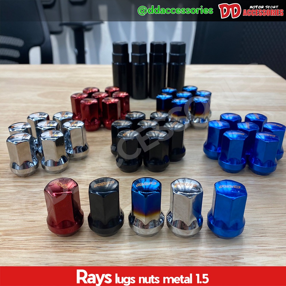 น็อตล้อ 1.5 เบอร์ 17 เหล็ก Jazz civic vigo revo city crv hrv dmax Toyota Honda Isuzu mitsu Ford ขายแยก มี5สี ล้างstock ราคา 15 บาท*ส่งฟรี