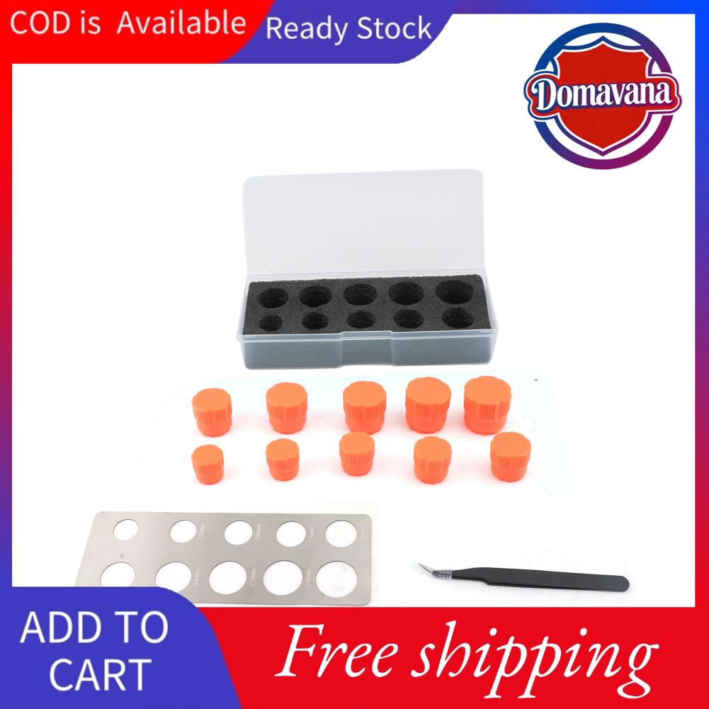 Domavana Máy cắt lỗ phim cảm biến ô tô Đường kính chính xác 16-25mm Cảm biến đỗ xe bằng nhựa Mẫu cắt vòng tròn để gói xe bằng nhíp Giá 634,000 Đồng*Miễn phí vận chuyển