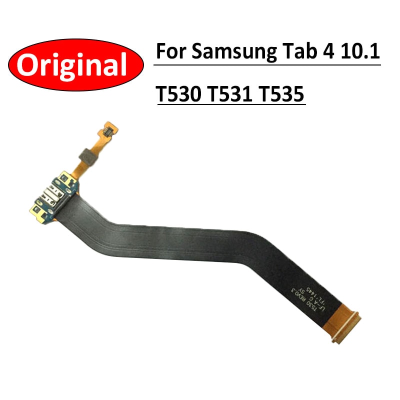 Gốc cho samsung galaxy tab 4 10.1 t530 sm-t530 t531 t535 sạc cổng sạc điện thoại dock đầu nối usb băng cáp uốn