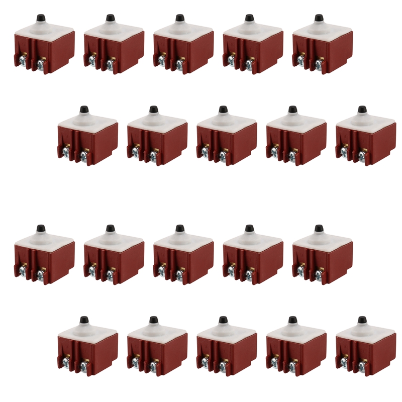 20X Angle Grinder AC 250V 6A 125V/12A DPST Pushbutton Switch for Bosch 6-100