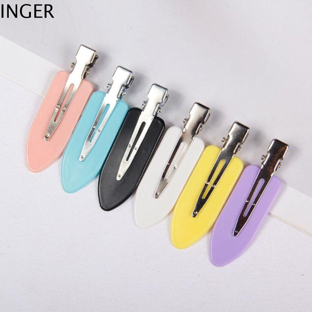 INGER Quà Tặng trẻ em Dễ thương Kẹp tóc không để lại dấu vết Phụ kiện tóc Kẹp tóc Ý Tưởng Sáng Tạo Vật liệu tự làm Kẹp tóc thủ công cho bé gái Kẹp Tóc Tự làm Kẹp tóc Keo kem tự làm Gói Vật liệu kẹp tóc