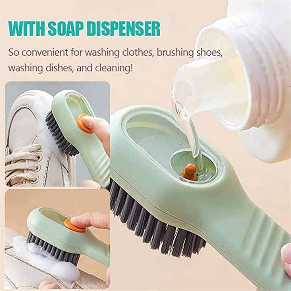 Sikat Pembersih Multifungsi Sikat Pembersih Sepatu/Baju Cleaning Brush With Liquid Dispenser Harga  8,500 rupiah*Gratis Ongkir