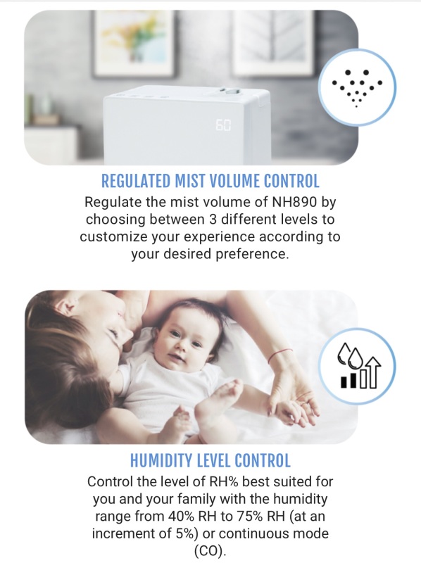 Novita Humidifier Model NH890 Singapore