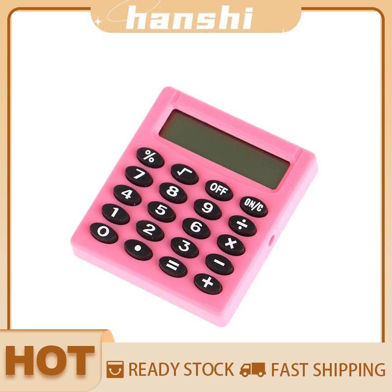 hanshi [2023 new HOT FASHION] Cá nhân mini kẹo màu trường văn phòng điện tử máy tính sáng tạo Pocket Boutique văn phòng phẩm Máy tính vuông nhỏ - 5