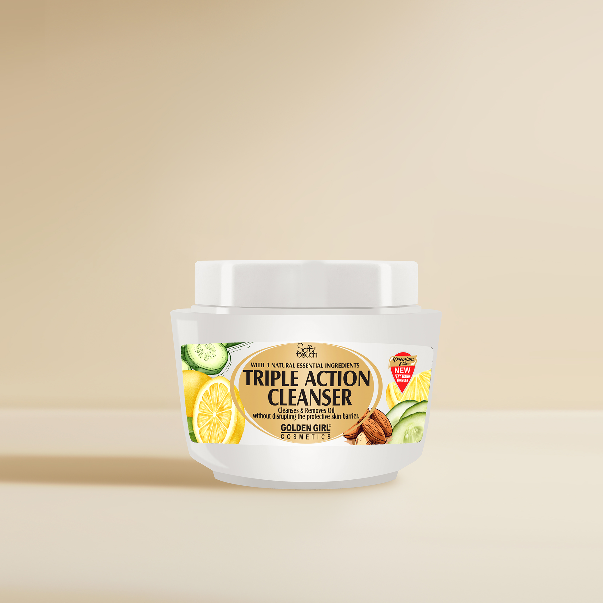 Soft Touch Triple Action Cleanser | Facial Cleansing Care | 75ml