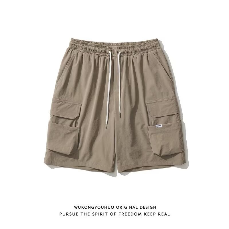 Lansboter quần short nam quần coolmate quần đùi quần túi hộp Quần đùi Túi lớn Nam Quần túi hộp mới ố