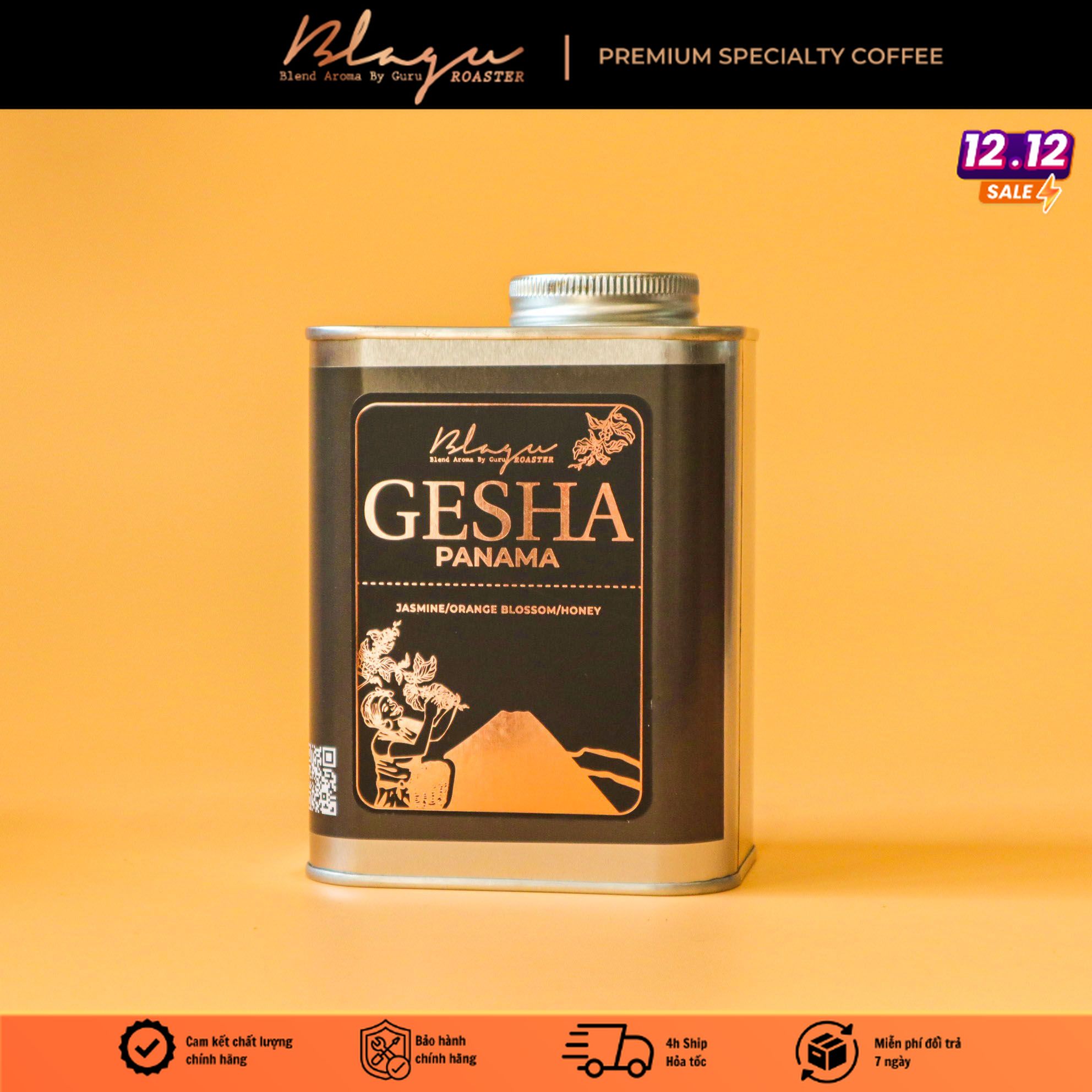 [Premium] Cà Phê Blagu Hạt Đã Rang Gesha Panama  Dòng Cà Phê Đặc Sản  100% Arabica - Geisha  Light 2