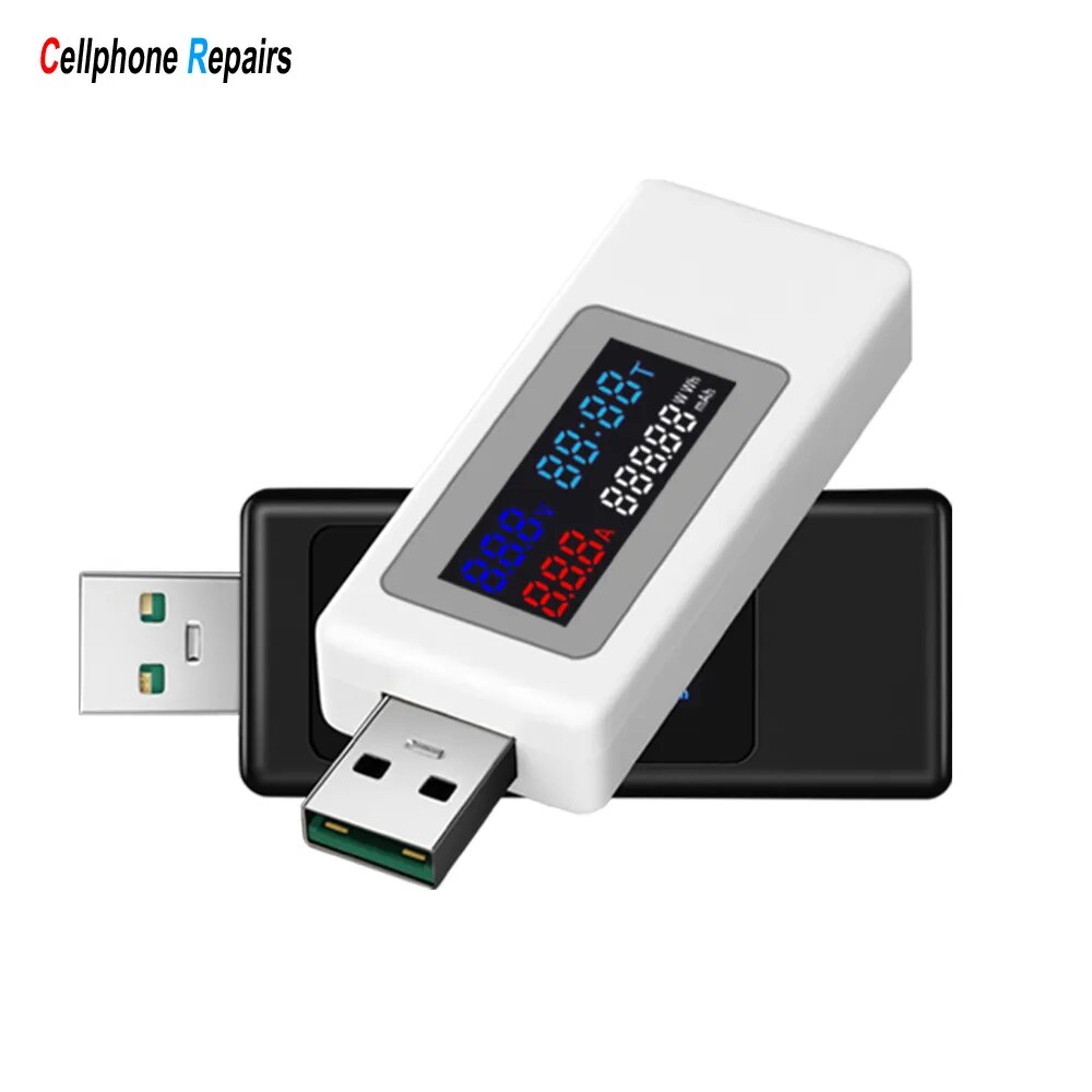 Flash sale Color screen USB tester Current voltage timing power electric quantity detecting instrument 120W mobile phone charger