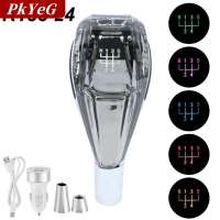 [COD] PkYeG Tùy Chỉnh Phong Cách Nhiều Màu LED Pha Lê Xe Bánh Shift Núm 1 Bộ Sửa Đổi Shifter Đòn Bẩy Tay Bóng Cho Tự Động Sửa Đổi