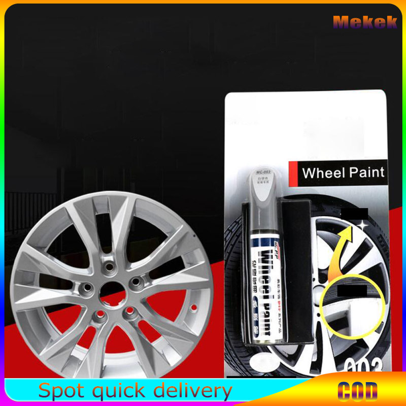 Mekek ổ trục bánh xe bút xóa xước bánh xe hợp kim nhôm trung tâm đổi mới cọ vẽ bánh xe trung tâm sơn phun Bạc