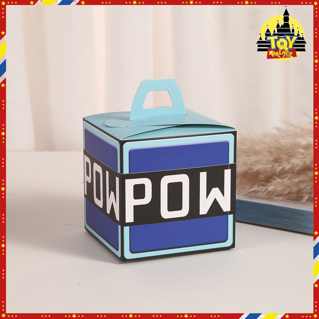 Square Box 9x9x9cm SUPER MARIO Birthday Hampers Birthday Goodiebag Mario souvenir Box
