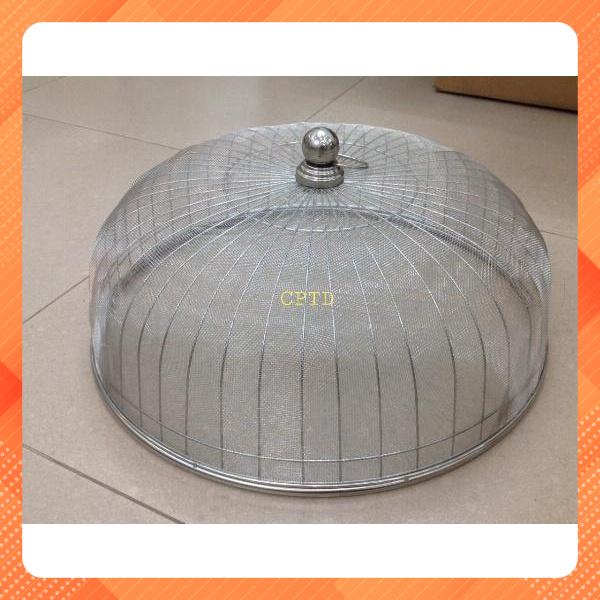 Lồng bàn tròn inox bao lưới đường kính 50cm