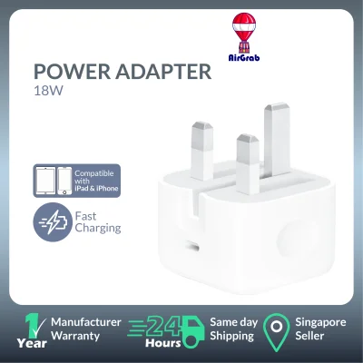 Apple USB C Power Adapter 18W Type C Charger SG Seller Suitable for iPhone 11 Pro/ iPhone 11 Pro Max/ iPhone 11
