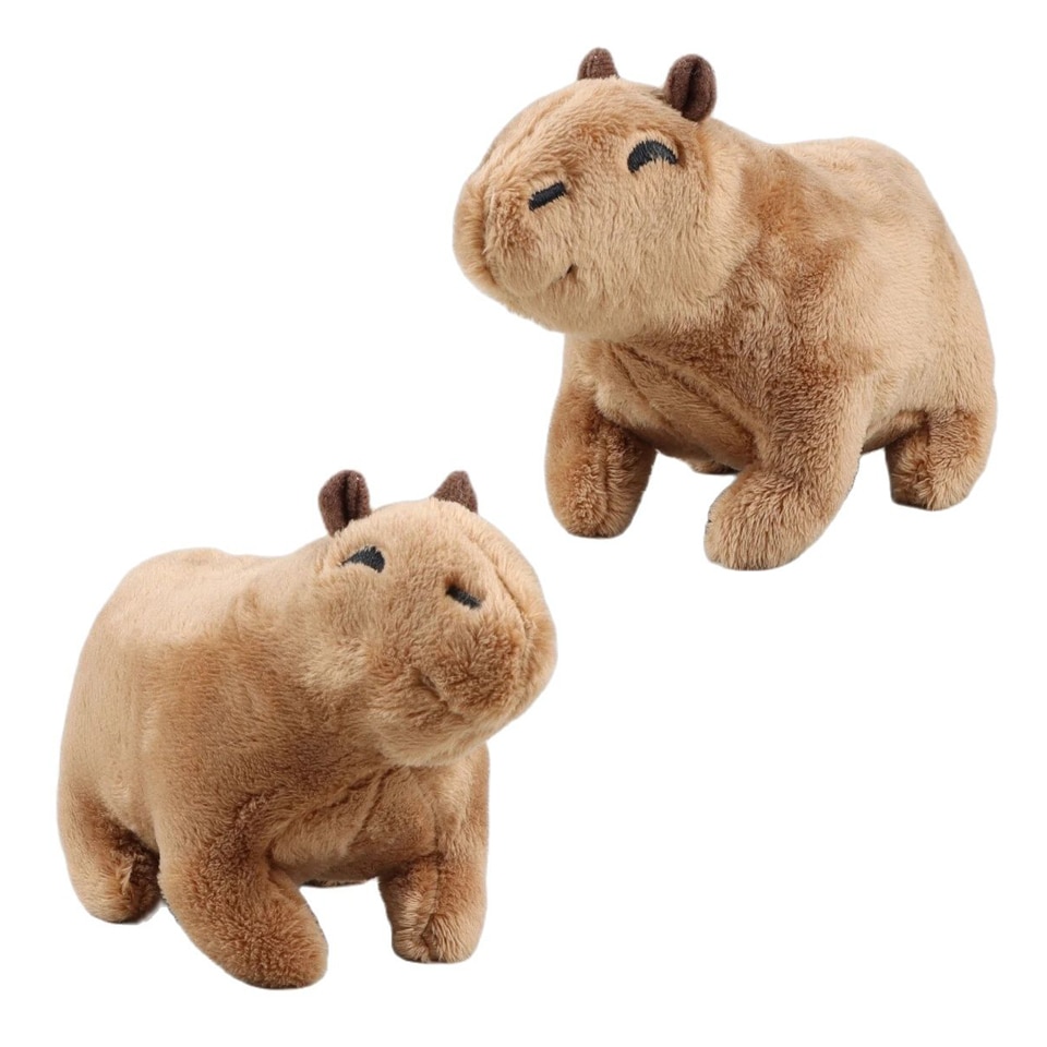 18Cm Mô Phỏng Capybara thú nhồi bông Fluffy Capybara búp bê thú nhồi bông mềm Đồ Chơi Trẻ Em Món Quà Sinh Nhật Đồ Chơi Nhà trang trí phòng ở