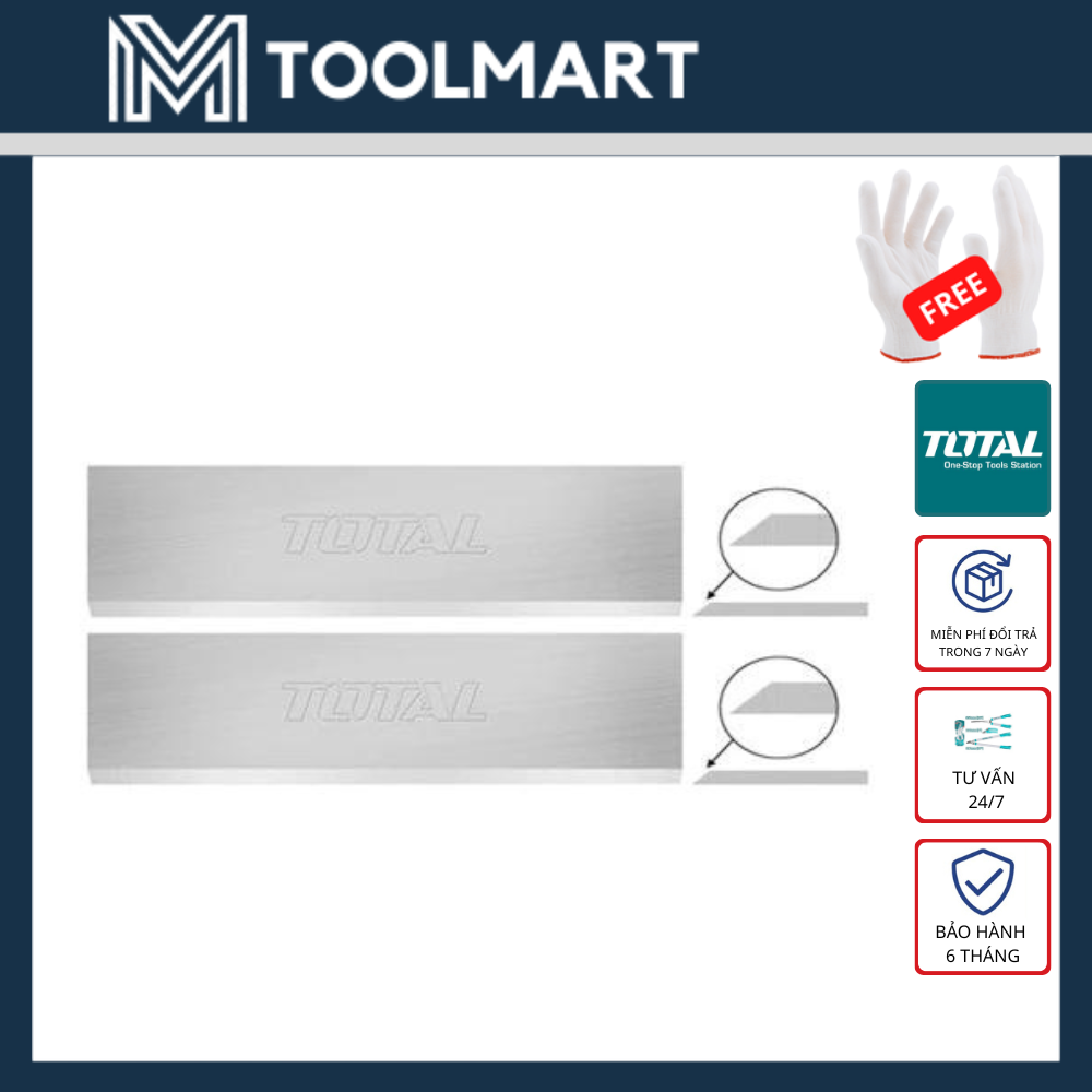 HỘP LƯỠI DAO BÀO TCT CHẤT LIỆU HỢP KIM TCT TOTAL - HÀNG CHÍNH HÃNG - TAC622003