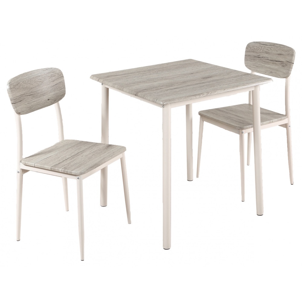 Fortem Fitness-DELICATO ชุดโต๊ะอาหาร 2 ที่นั่ง รุ่น HAMO สีไม้ธรรมชาติ สินค้าคุณภาพดี ราคา 2,489 บาท*ส่งฟรี