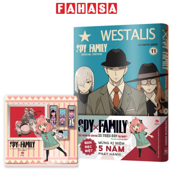 Fahasa - Sách - Spy X Family - Tập 11 - Bản Đặc Biệt - Tặng Kèm Obi + Bìa Áo PVC + Standee Acrylic