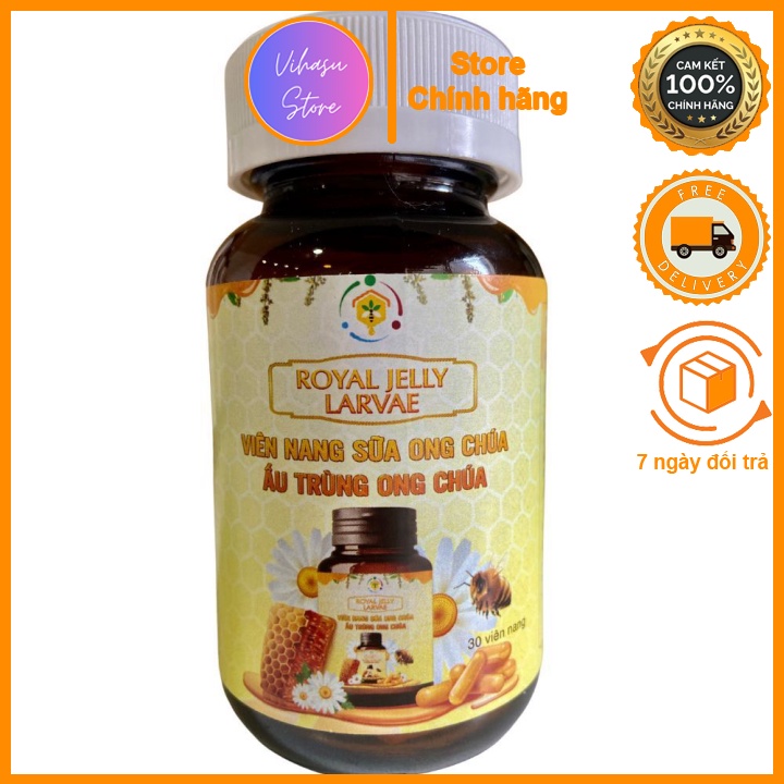 Viên nang Sữa ấu trùng Ong chúa  [Vihasu Store]