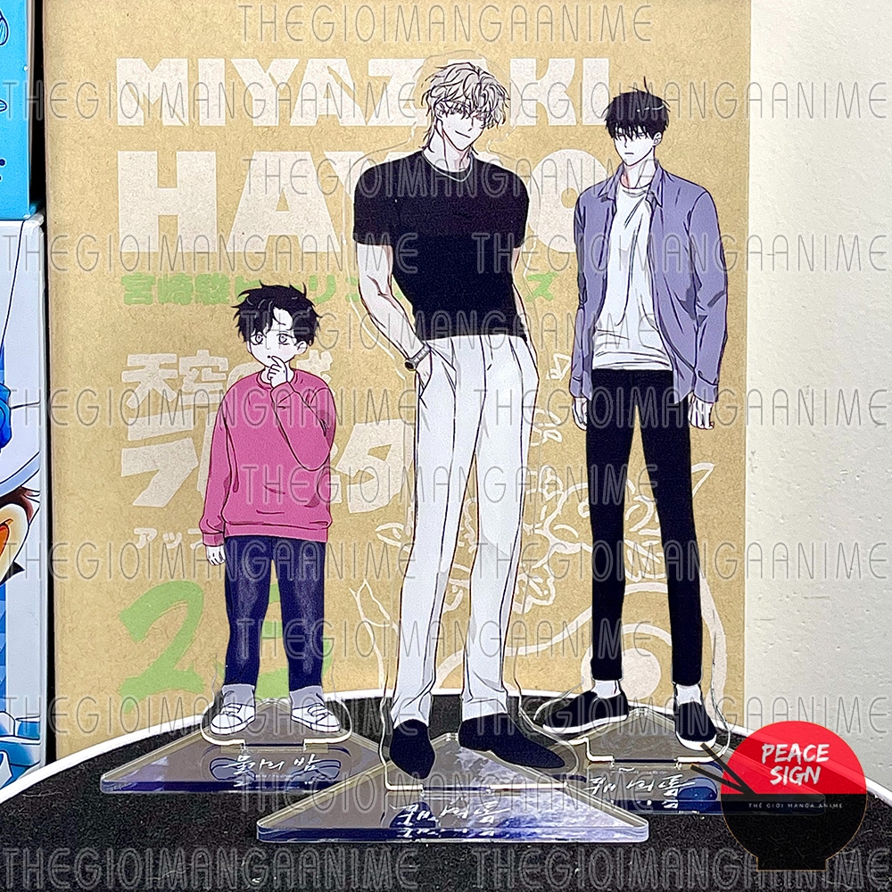 Mô hình LOW TIDE IN TWILIGHT BL in hình Đêm Bên Làn Nước ver TOÀN THÂN standee manhwa anime chibi