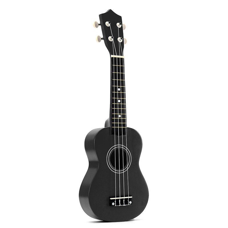 21 inch Soprano Ukulele 4 Strings Hawaiian Guitar Uke + String + Pick For Beginners kid Gift Malaysia
