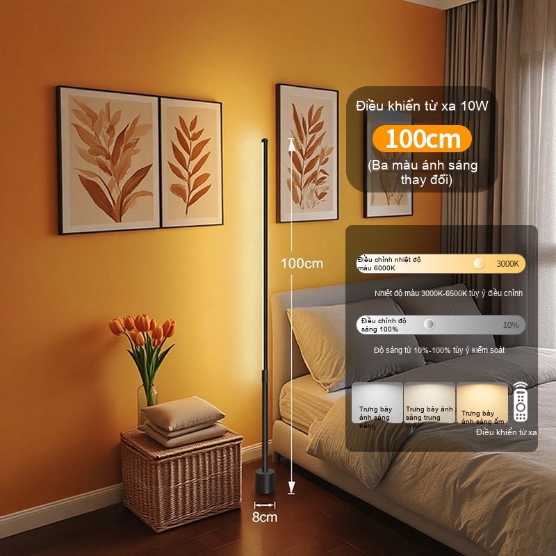 Đèn cây cảm ứng tạo không gian thông minh điều khiển giọng nói – đèn decor phòng khách phòng ngủ