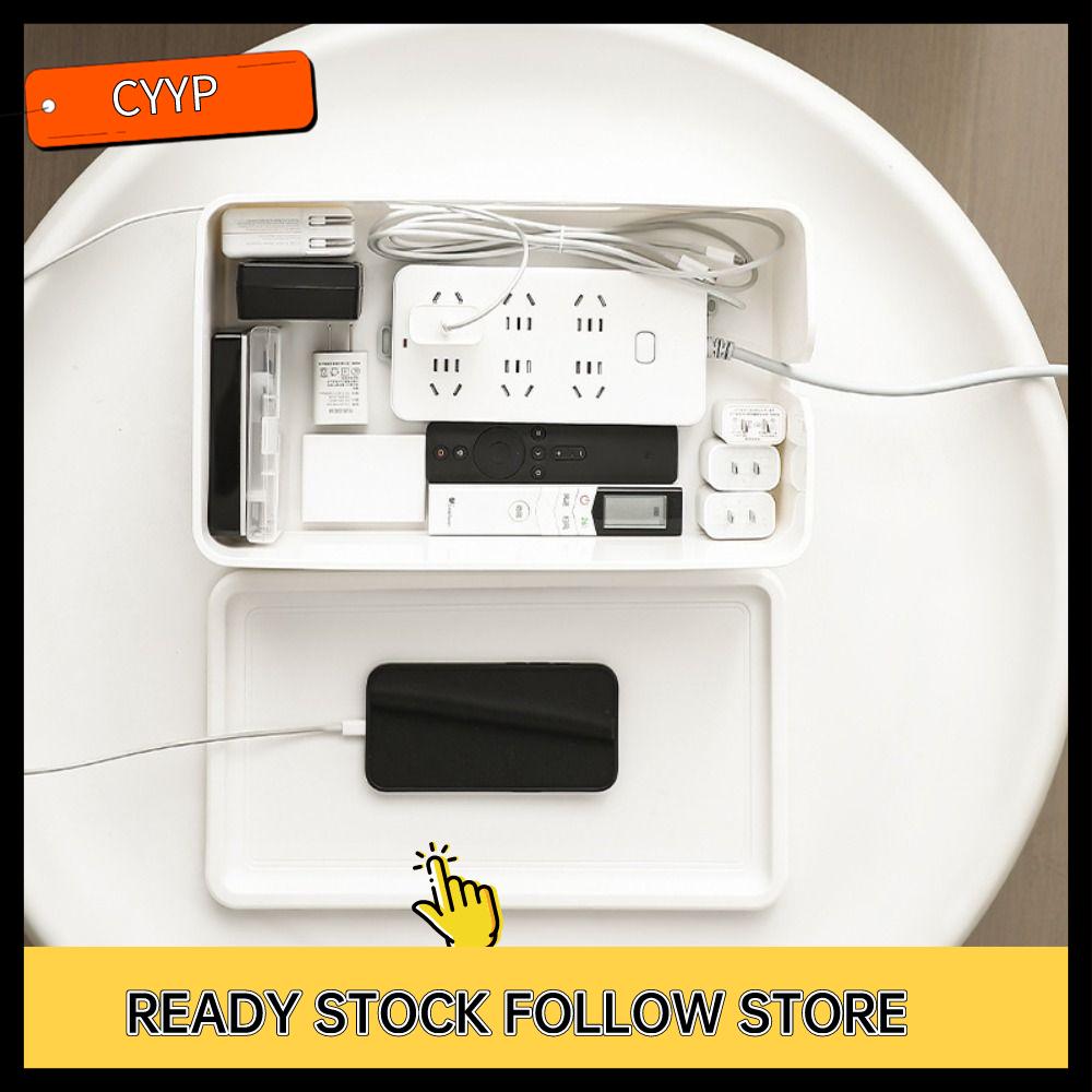 B9GIQY5EX Chống bụi Hộp đựng cáp Ổ cắm sạc Thùng Lưu Trữ Dụng cụ sắp xếp dây Bền Văn phòng tại nhà Vỏ ổ cắm điện