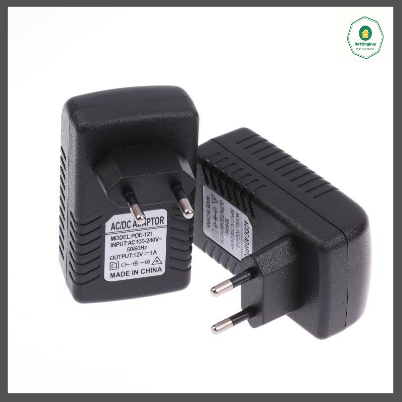 【Jettingbuy】 🔥🔥🔥 Hot Sale 1 Piece 12V 1A 48V 0.5A EU cắm CCTV An Ninh PoE cung cấp điện Adapter cho IP Camera POE chuyển đổi và NVR Router Giá 137,027 Đồng*Miễn phí vận chuyển