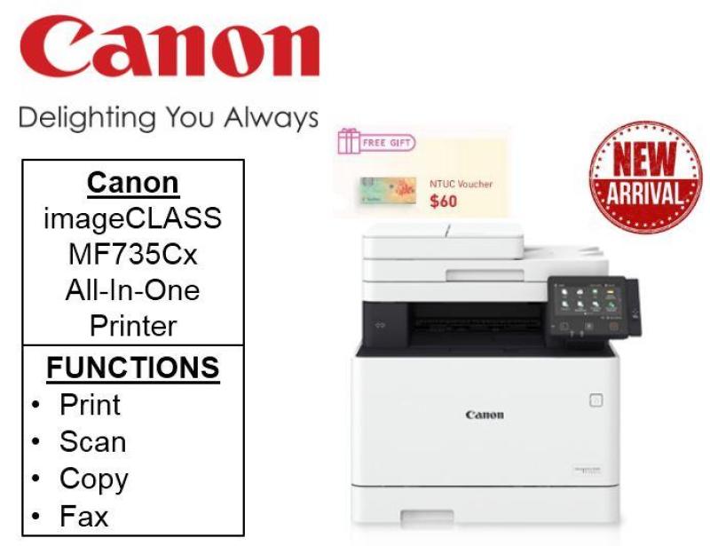 Canon imageCLASS MF735Cx ** Free $60 NTUC Voucher Till 24th Feb 2019 **  feature rich 4-in-1 Colour Multifunction printer with Double sided copy  mf 735cx MF735 cx Singapore