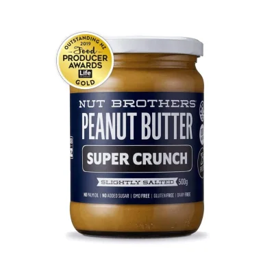 NUT BROTHERS Peanut Butter Super Crunchy - by Optimo Foods