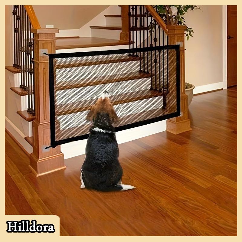 [Hilldora] Có thể gập lại con chó hàng rào Pet cách ly Net an toàn hàng rào Pet ma thuật cổng bé an toàn cửa