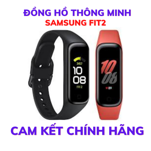 Vòng Đeo Tay Thông Minh Samsung Galaxy Fit2 ✅ Đo Nhịp Tim ✅ Pin 14 Ngày, Hàng Nguyên Seal Chính Hãng