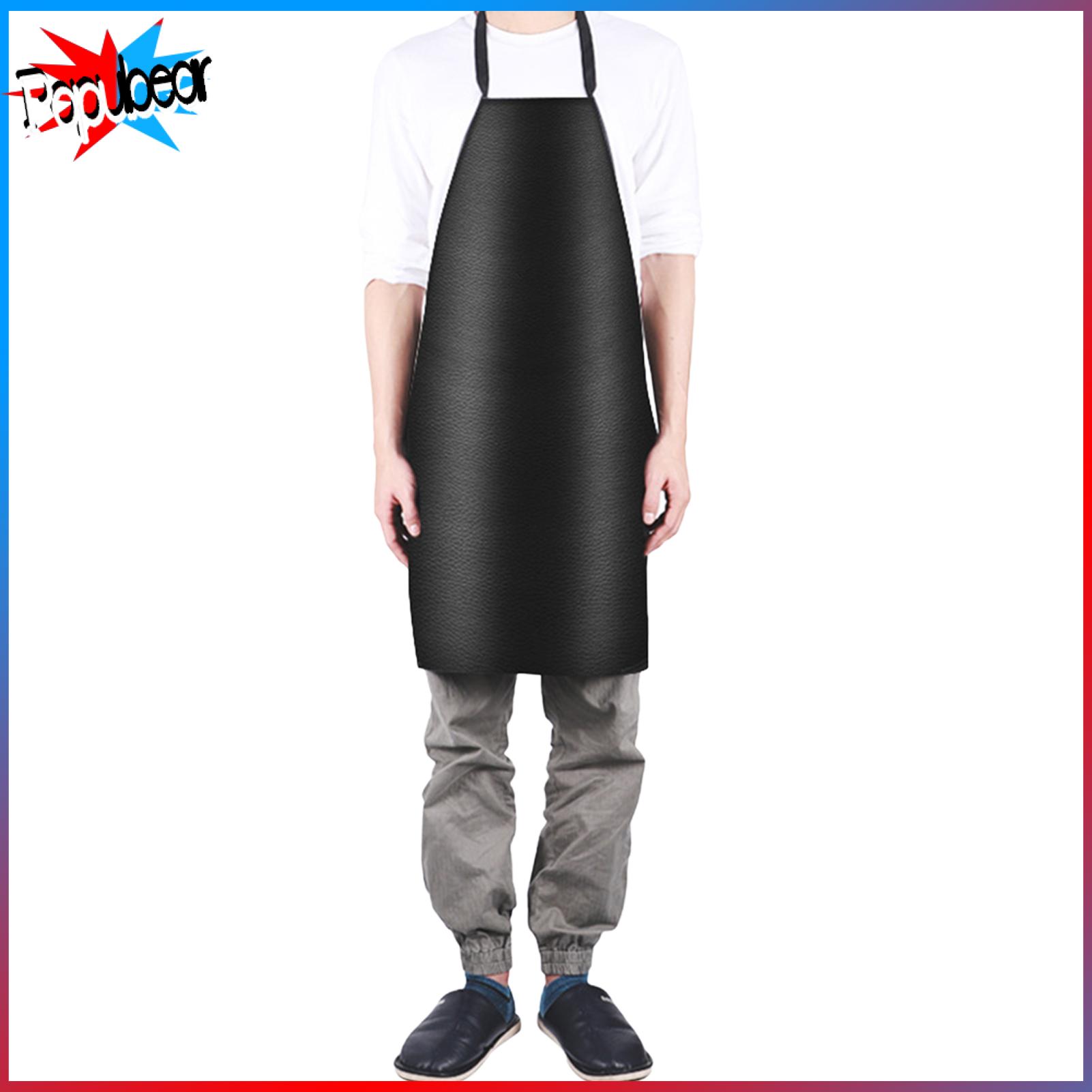 Rip-resistant Apron Stain-resistant Apron Waterproof Adjustable Apron for Lab Butcher Gardening Dog Grooming – Oil Resistant Bib Apron with Pockets Durable Workwear for Men Women ราคา 167 บาท*ส่งฟรี