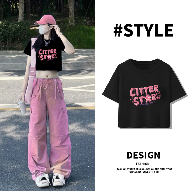 Áo thun nữ croptop baby tee cotton 100% vải cao cấp theo tiêu chuẩn xuất khẩu