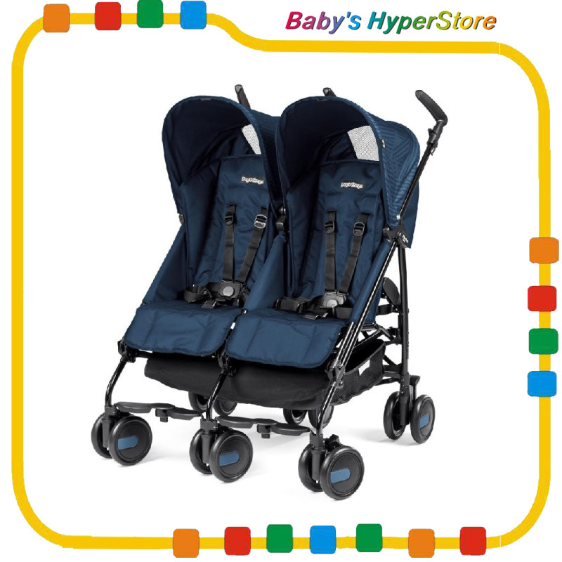 Peg Perego Pliko Mini Twin Baby Stroller (6mth-15kg x 2 +5kg) Singapore