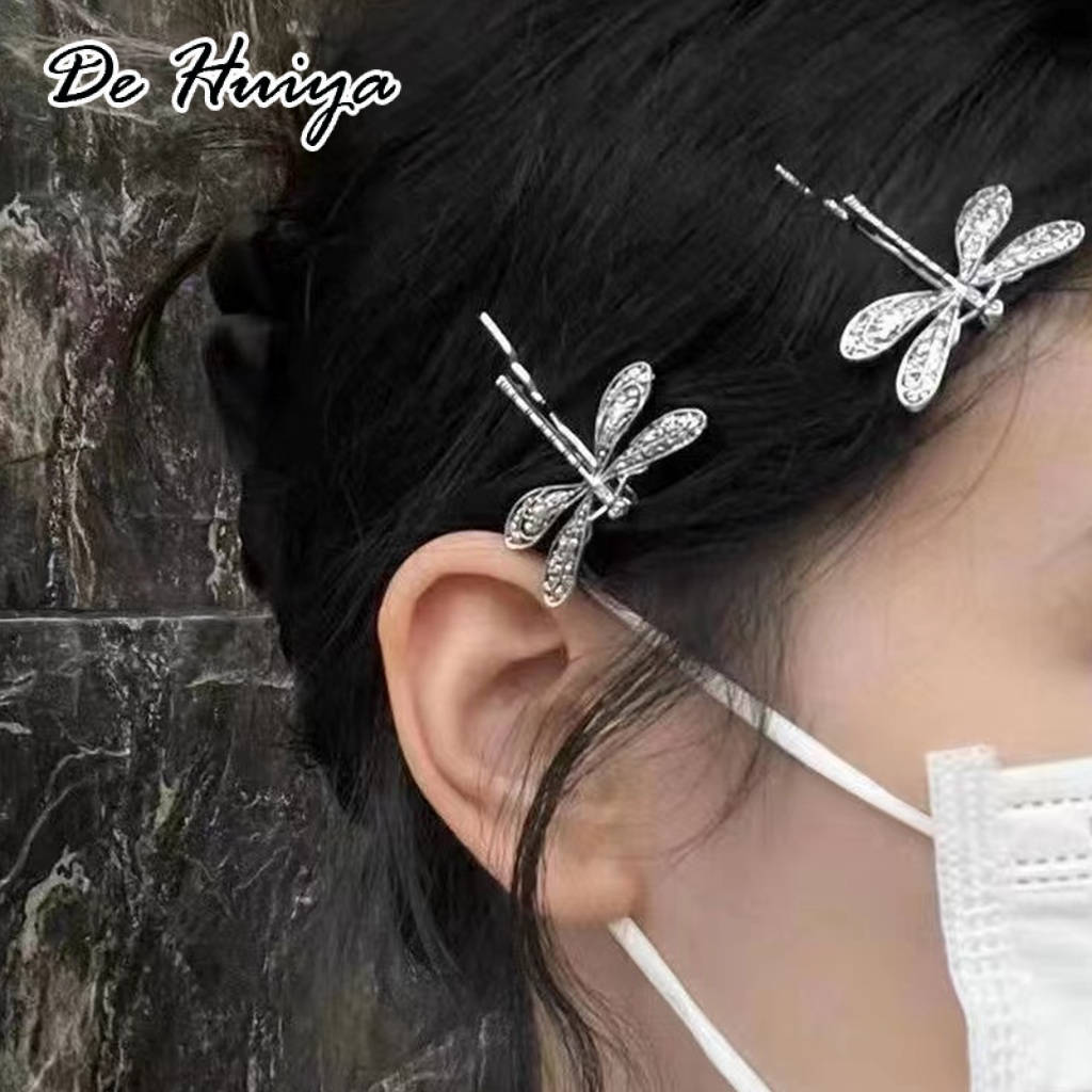 DEHUIYA กิ๊บติดผมแมลงปอสไตล์ย้อนยุค1/2 ราคา 12 บาท*ส่งฟรี