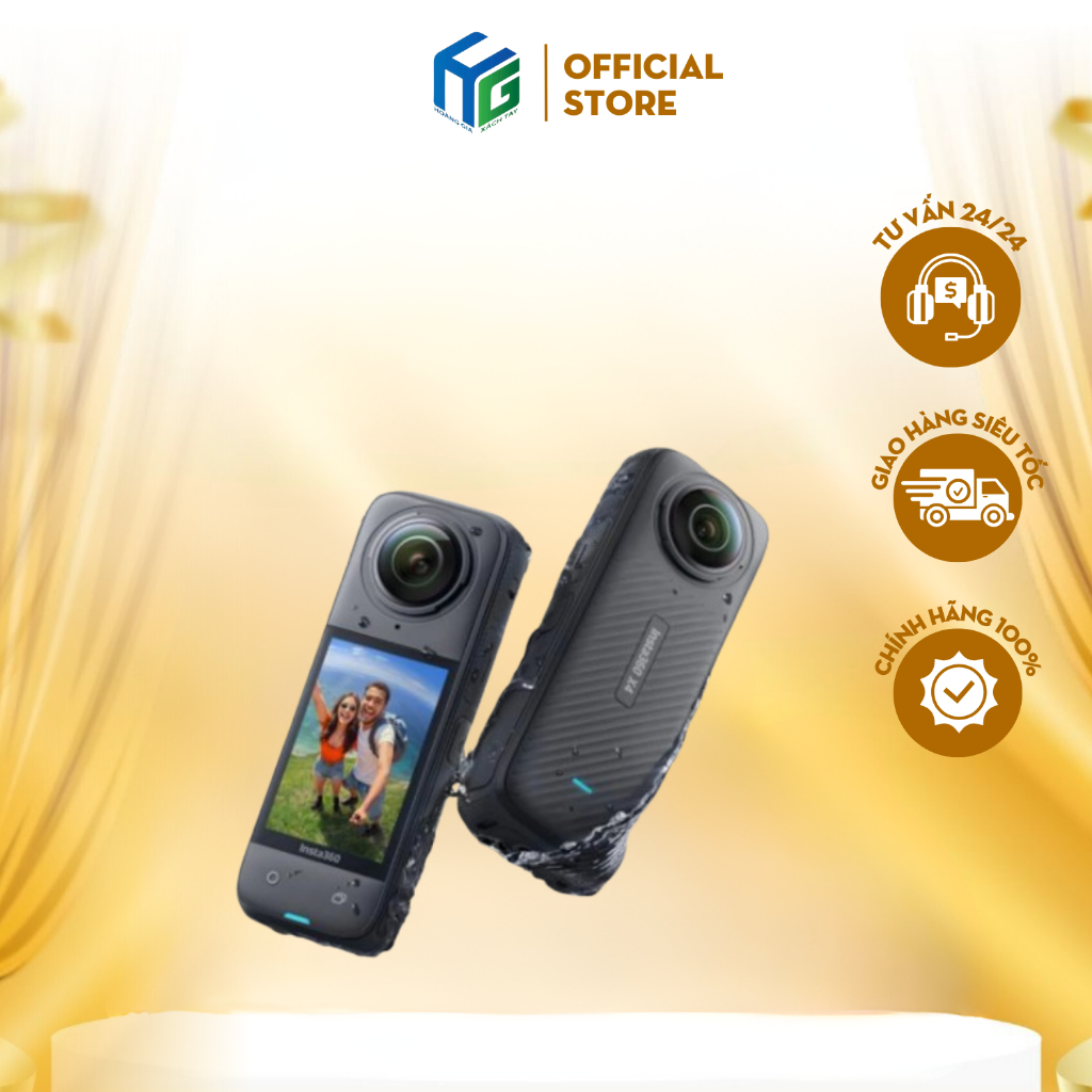 Camera Insta360 X4 Standard Bundle -Máy Quay Phim Hành Trình Chất Lượng 8K 360° Chính Hãng