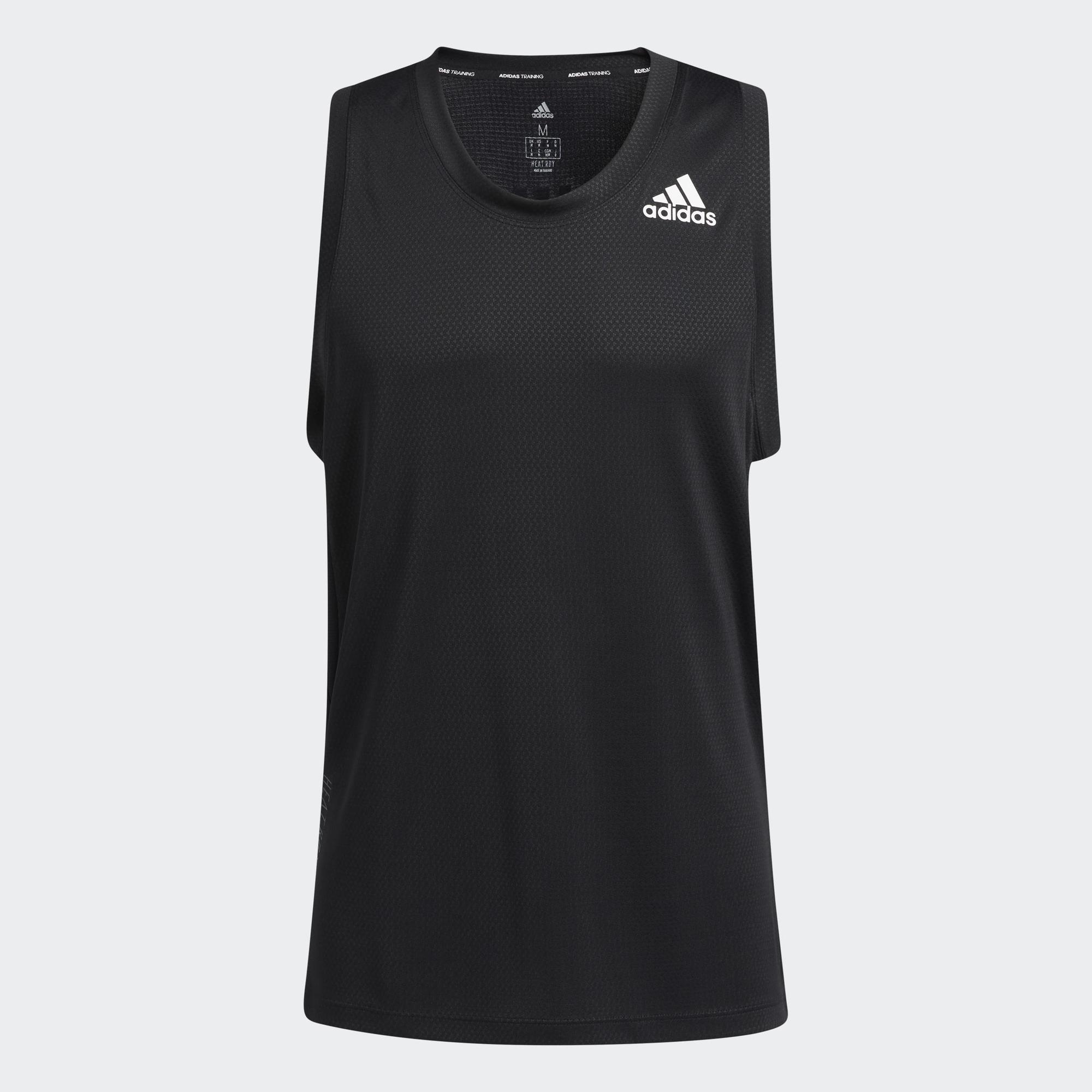 [CHỈ 0H-2H 3.3 - MUA 3 GIẢM 45%] adidas Tập luyện Áo Tank Top 3 Sọc HEAT.RDY Nam Đen GP7661