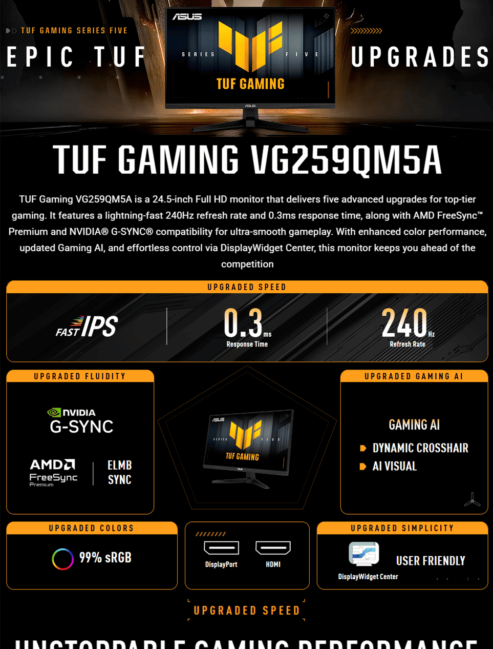 VG259QM5A technical feature 1