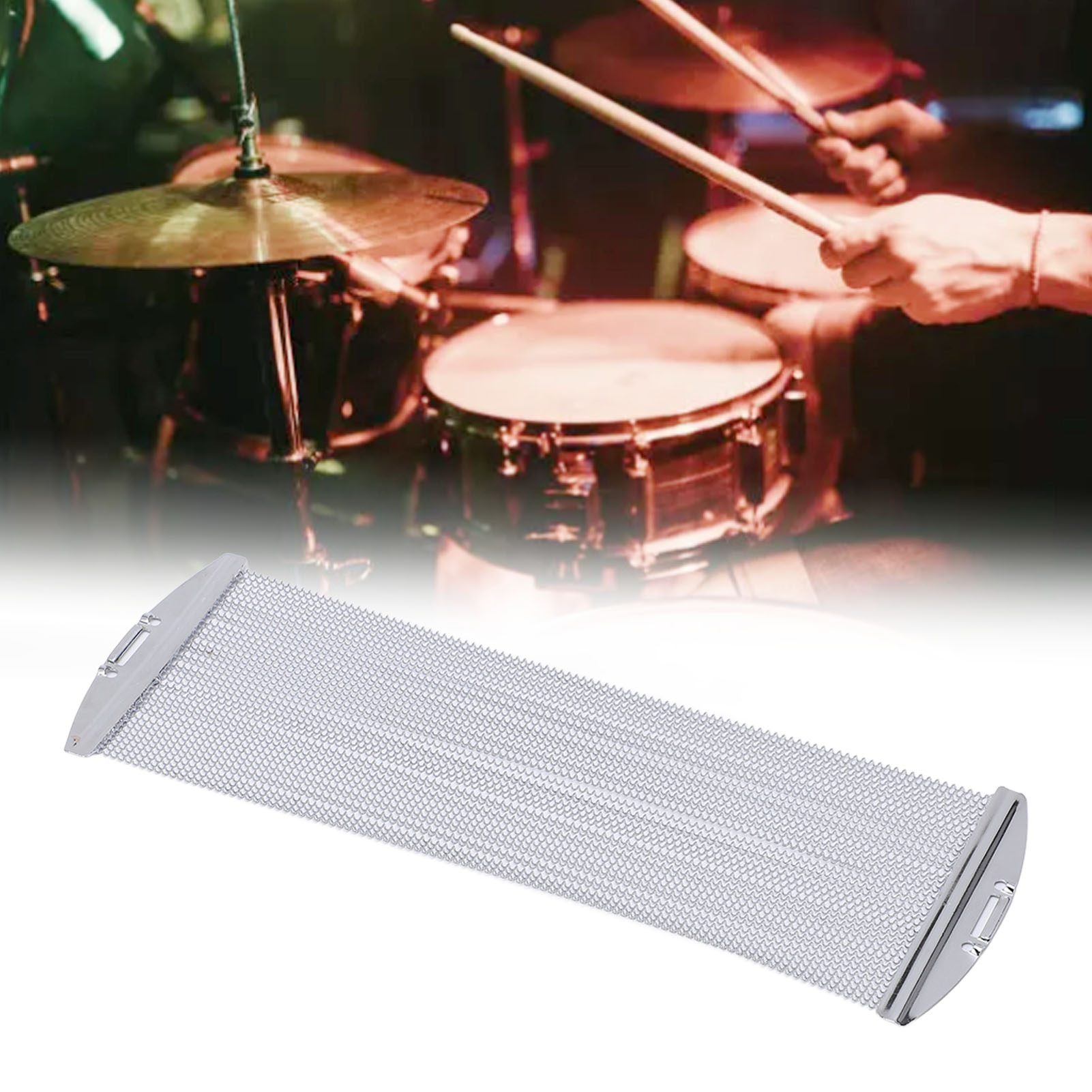 Phụ kiện dây trống bằng kim loại màu bạc 326x100mm cho trống hộp 14in