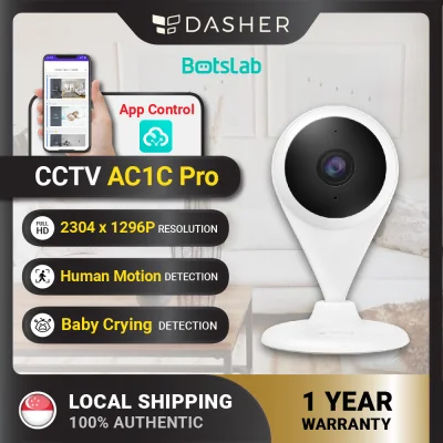 [FREE ADAPTER] 360 Botslab AC1C Pro 2K HD Quality CCTV Smart Security Camera AI Detection