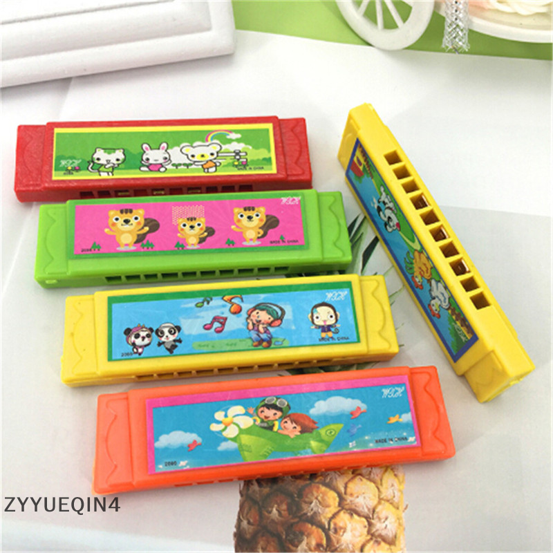 ZYYUEQIN4 Đồ chơi kèn harmonica bằng nhựa hoạt hình dễ thương cho trẻ Đồ chơi Quà Tặng Giáo Dục Sớm âm nhạc vui nhộn